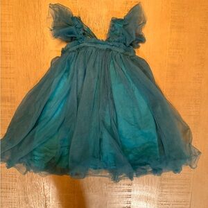 Blue Size 90 (2T) Formal Dress